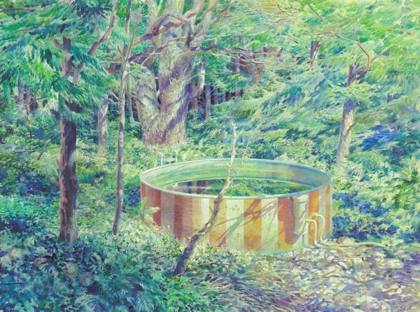 David Forster RSW, Behold the gold well is bright (Rothiemurchus)