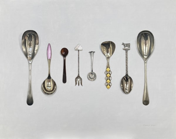 Rachel Ross, Line of Silver with Small Horn Spoon