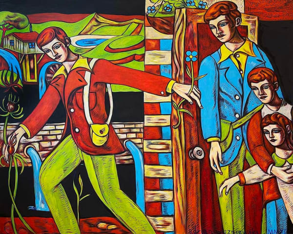 Adrian Wiszniewski RSA, Farewells and Forget me nots