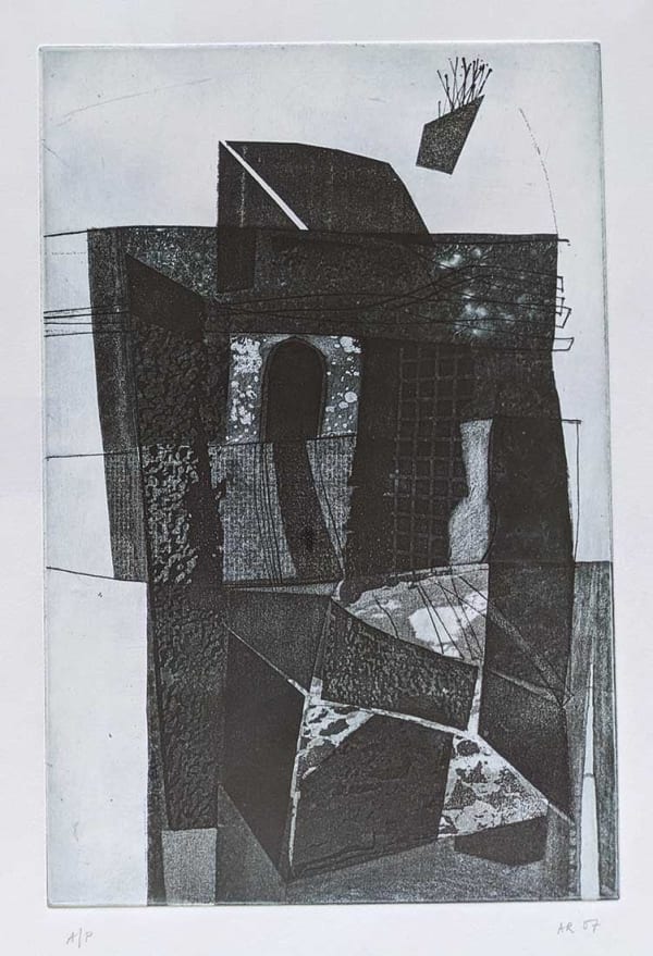 Andrew Restall (1931-2024), Stages of Excavation- 3. Reconstruction in Process