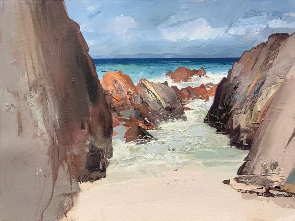 Chris Bushe RSW, High Tide, North Beach, Iona