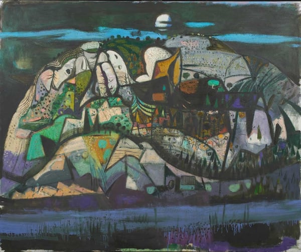 Leon Morrocco RSA RGI, Evening on the Road to Grasse