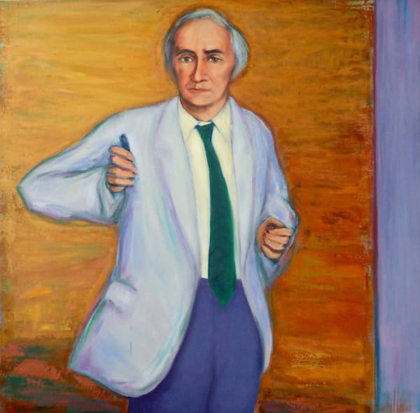 Alexander Moffat OBE RSA, Richard Demarco , 1988