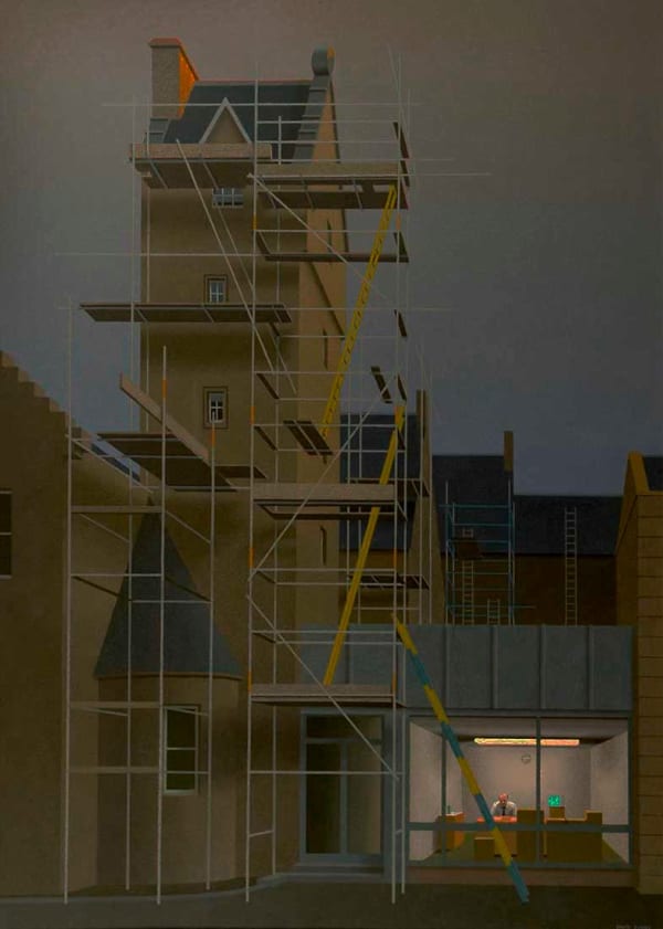 David Evans ARCA RSA RSW (1942-2020), Restoring the Tower