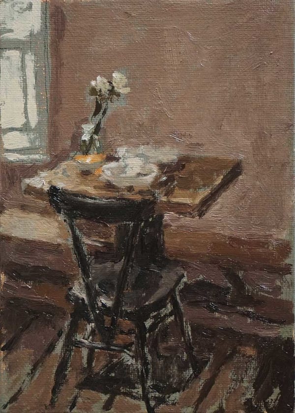 Caroline Ann Mordue, Upstairs at Landrace, Table for Two