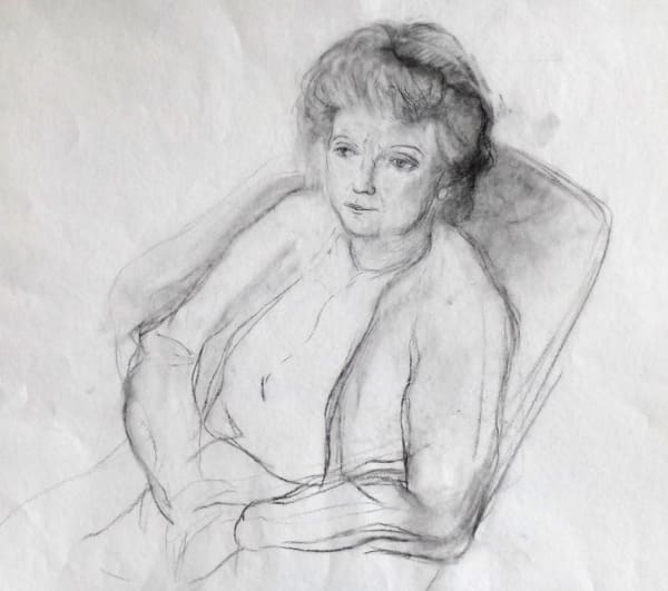 Alexander Moffat OBE RSA, Muriel Spark , 1984