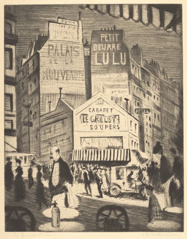 C.R.W Nevinson (1889-1946), Place Blanche , 1922