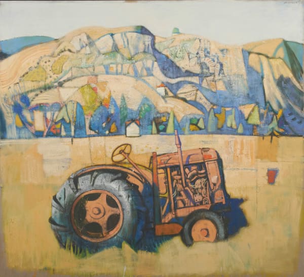 Leon Morrocco RSA RGI, Abandoned Tractor on the Road to Caussols