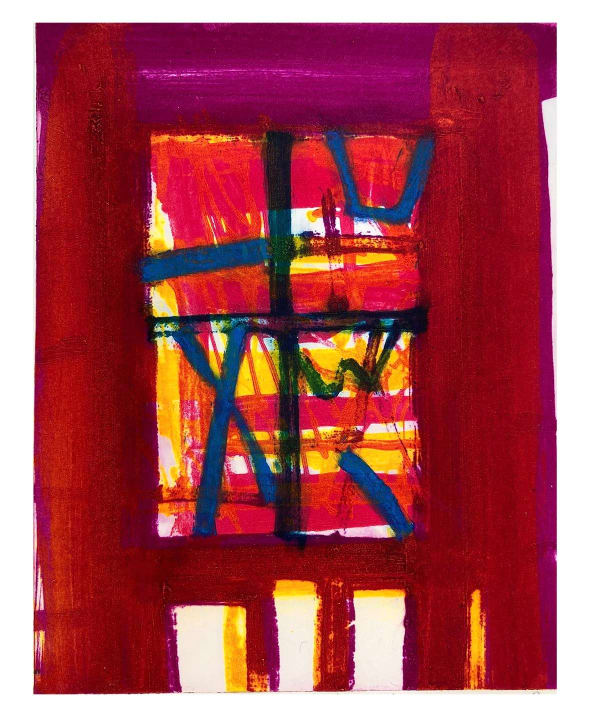 Dame Barbara Rae CBE RA, Door at Menerbes , 2013