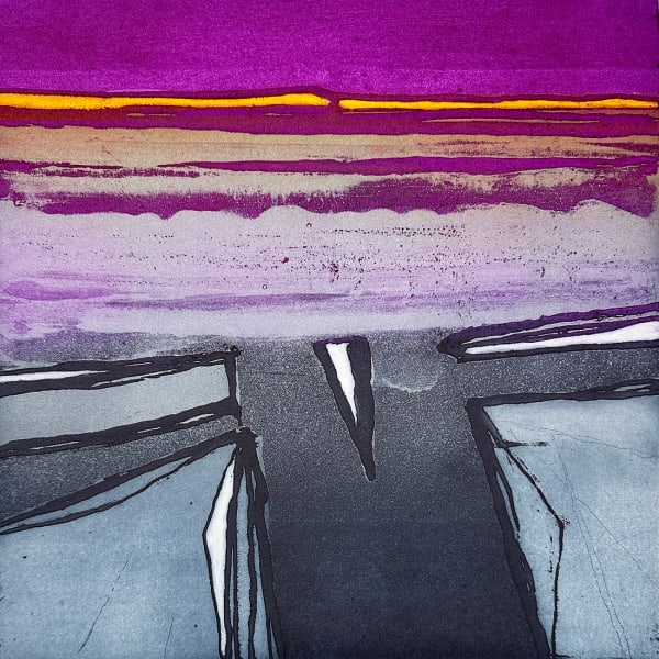 Barbara Rae DBE CBE RA, Sea Shard, 2019