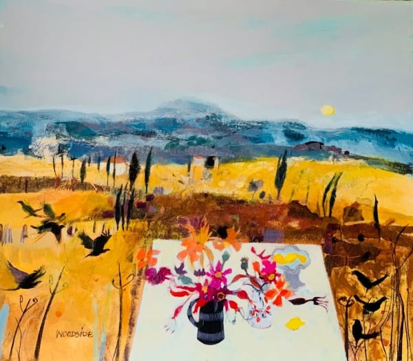 Christine Woodside RSW RGI, Late Evening Pienza