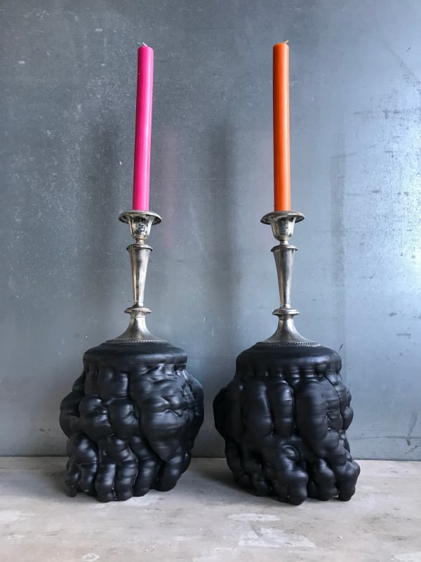 David Clarke, High SocietyCandle 4 (pair), 2023