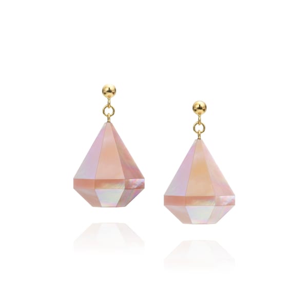 Melanie Georgacopoulos, MOP Diamond Earrings