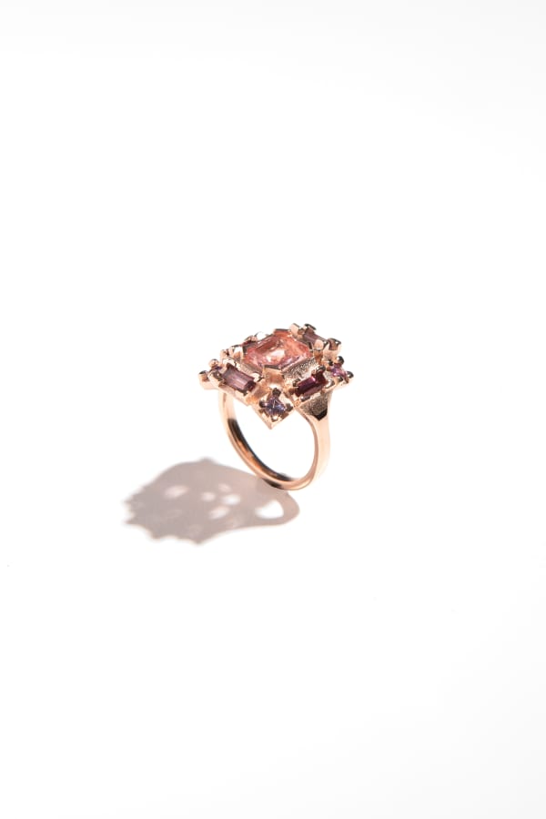 Aaron Decker, Red Halo Ring, 2024