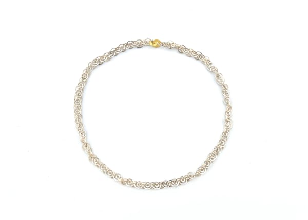 Martina Windels, double circle necklace