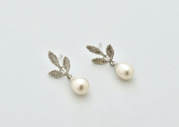 Brigitte Adolph, Helena Pearl Earrings, 2023