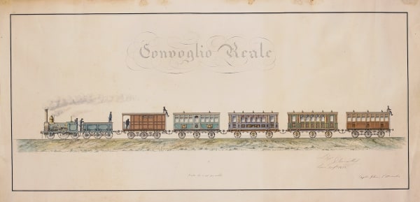 Gabriele Capello, detto il Moncalvo Convoglio Reale, 1852