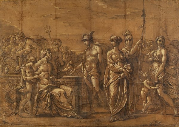 Giuseppe Santi, Giudizio di Paride, 1795-1800 ca