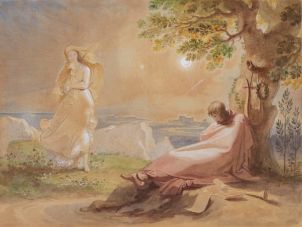 Tommaso Minardi Torquato Tasso medita la figura della bellezza (Armida), 1823
