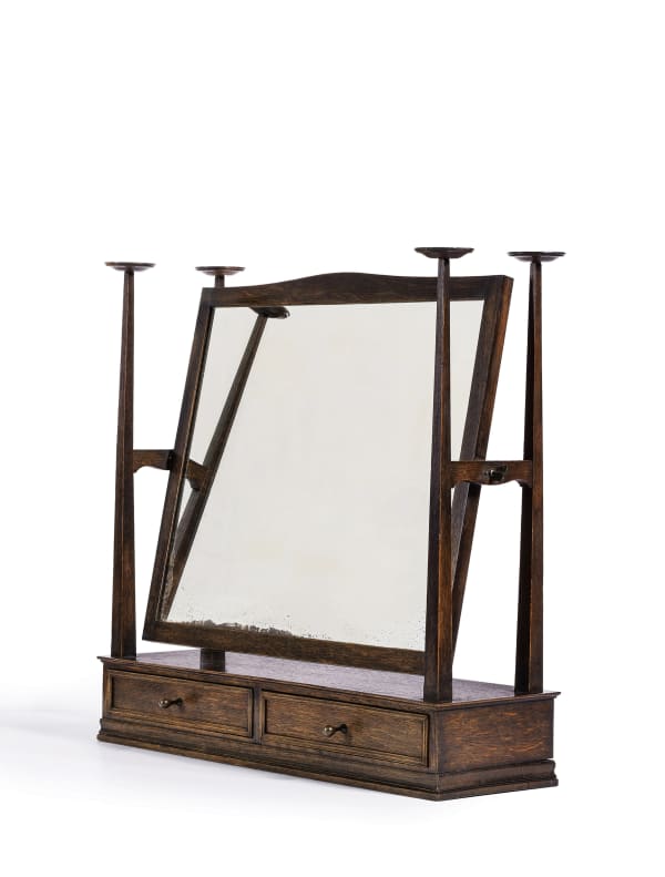 Charles Francis Annesley Voysey, Dressing table mirror, ca. 1897