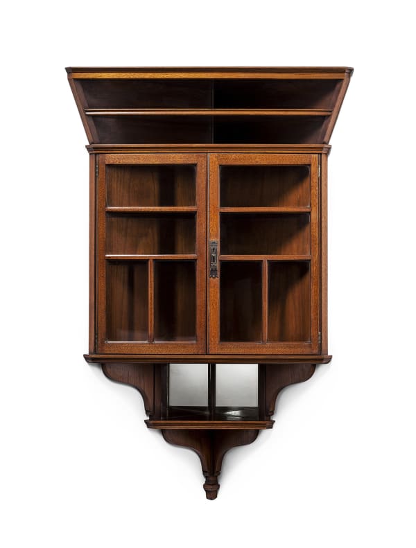 Edward William Godwin, Hanging corner cabinet, ca. 1872