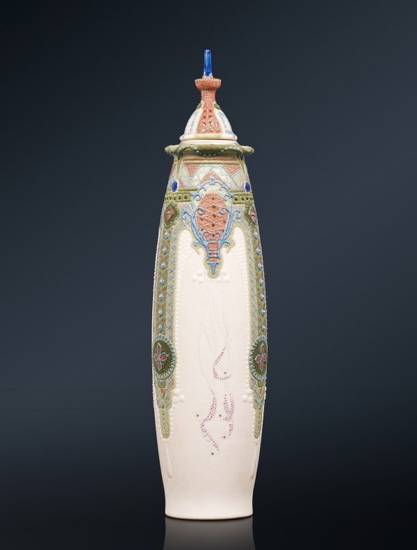 Taxile Doat, Covered Vase, 1926