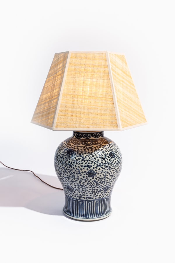 Early 19th Century Chinese Porcelain Jar Lamp