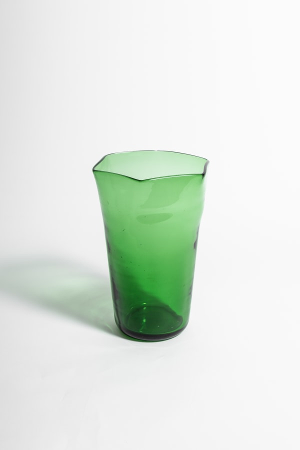 1950s Empoli Glass Vase