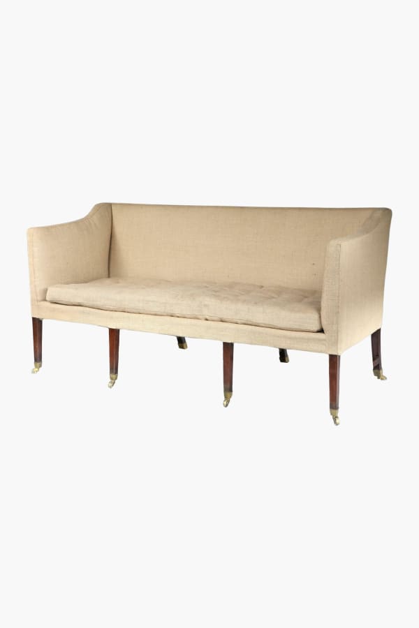 A George III Flat Back Sofa