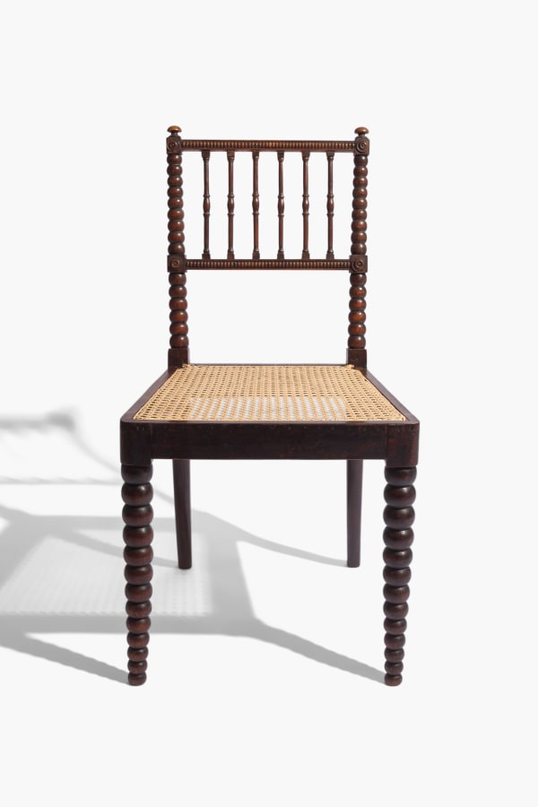 Bobbin Turned Side Chair by E.W. Godwin, Circa 1870