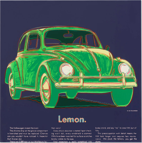 Andy Warhol, Volkswagen, 1985