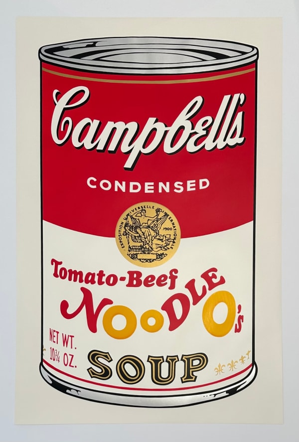 Andy Warhol, Tomato-Beef Noodle O's Soup, 1969
