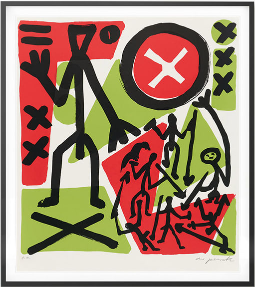 A. R. Penck, So viel Anfang war nie (artist proof), 1990