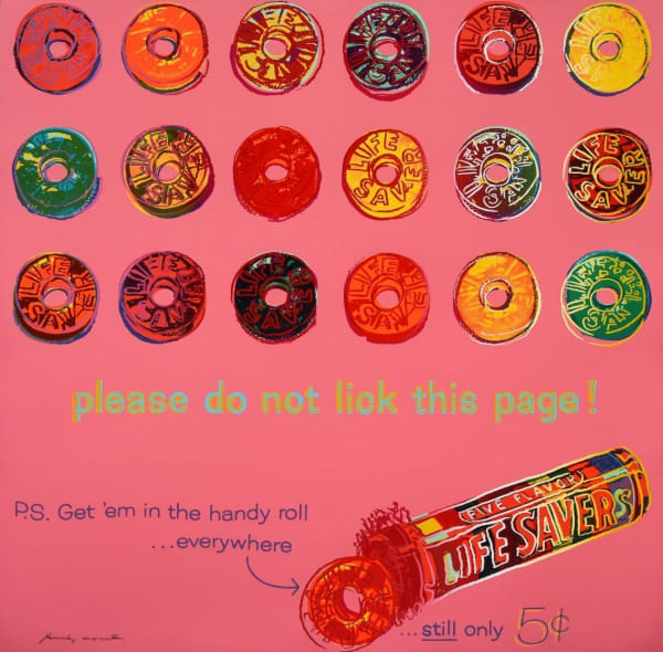 Andy Warhol, LIFE SAVERS II.353, 1985