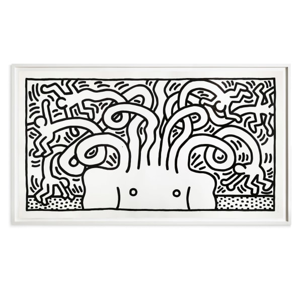 Keith Haring, Medusa Head, 1986