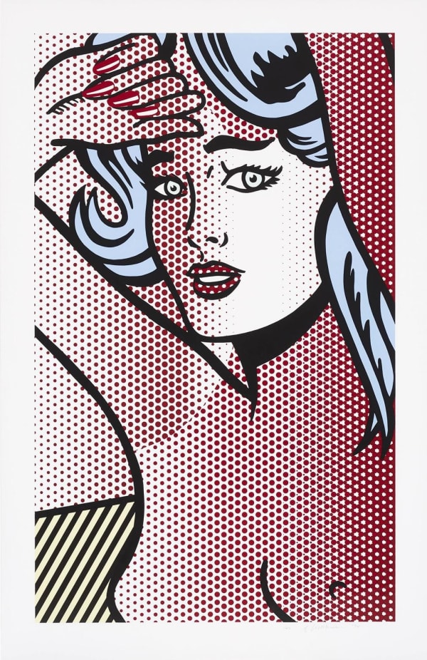 Roy Lichtenstein - Nude with Blue Hair, 1994