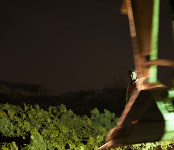 Geraldine Kang As quietly as rhythms go, 2014 UV ink on white aluminium 54 x 62.5 cm 3 + 1 A.P.