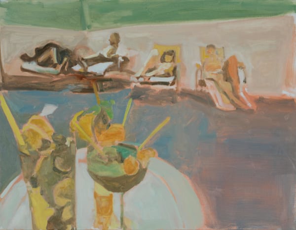 Hilmi Johandi Destination Image #4, 2023 Oil on linen 56.5 x 73 cm