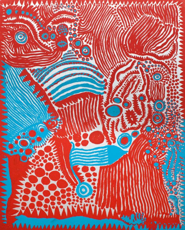Yayoi Kusama A SENSATION OF THE DAYBREAK, 2012 Acrylic on canvas 162 x 130.3 cm