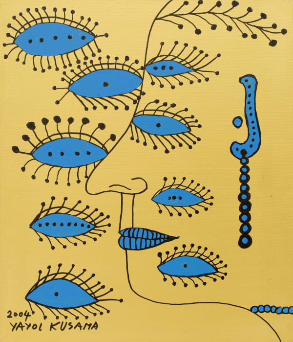 Yayoi Kusama Self-Portrait, 2004 Acrylic on canvas 53 x 46 cm
