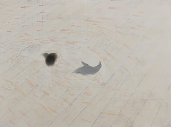 Tomoko Kashiki I Want To Eat Legs, 2019 Acrylic, linen, wooden panel 97 x 130 cm