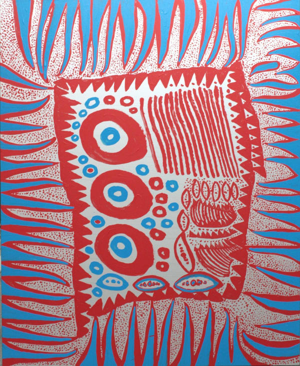 Yayoi Kusama FLOWERING, 2012 Acrylic on canvas 162 x 130.3 cm