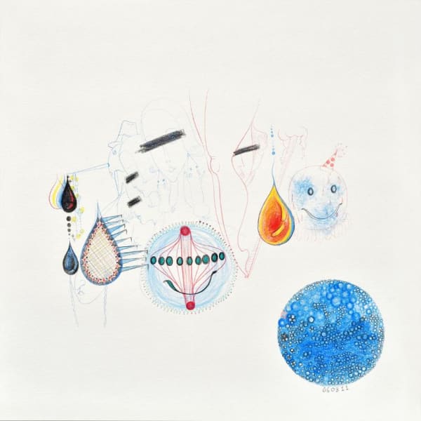 Yeesookyung Daily Drawing 060811 , 2011 color pencil on paper 30 x 30 cm