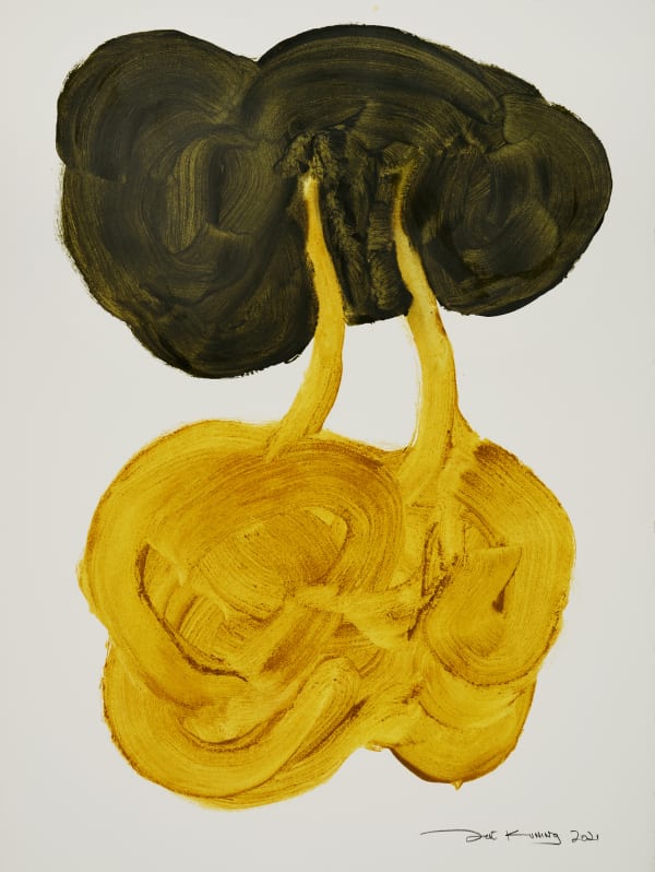 Zai Kuning Prodigal Pagan Hymn (Jyu-ichi), 2021 Batik dye, ink, turmeric and chilli powder on paper 76.5 x 57.5 cm