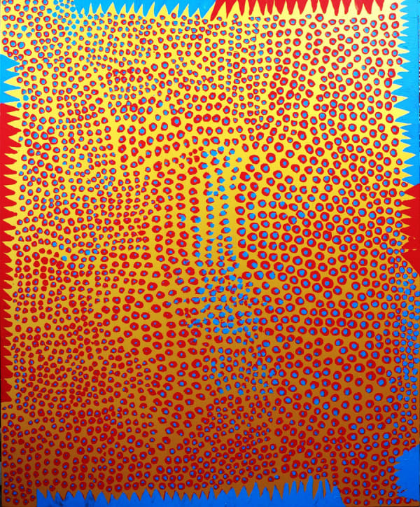 Yayoi Kusama RED RAIN, 2012 Acrylic on canvas 162 x 130.3 cm