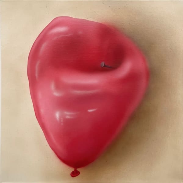 ¥ouada Steadfast tenderness (Sketch a picture of balloon on the Internet), 2025 Acrylic on canvas 60 x 60 cm