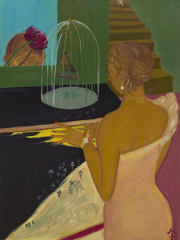 Maria Farrar Springer Spaniel, 2020 Oil on linen 125 x 95 cm