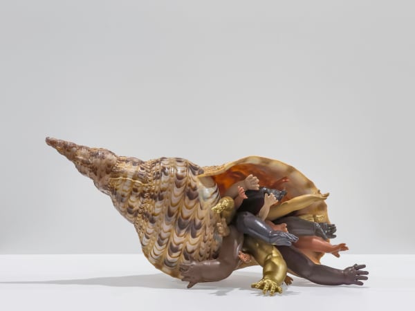 Yuki Kihara Tagaloa (from ‘Chief’s Daughter’ series), 2025 Shell, rubber cast, epoxy resin and plastic 16.5 x 38 x 19 cm