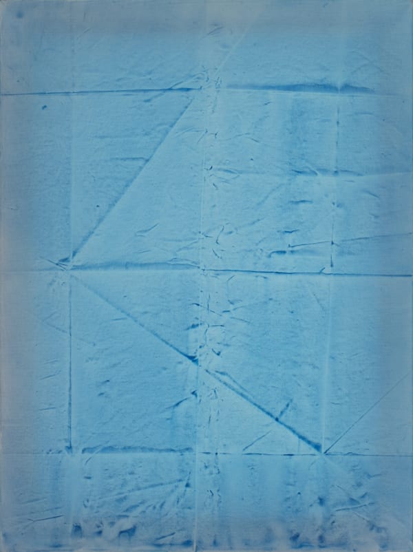 Guo-Liang Tan Untitled, 2023 Acrylic on aeronautical fabric, wood 60.9 x 45.7 cm