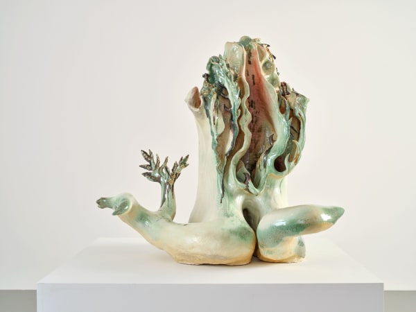 Soe Yu Nwe Snake Woman, 2024 Shigaraki, glazed stoneware, oxides 80 x 80 x 77 cm